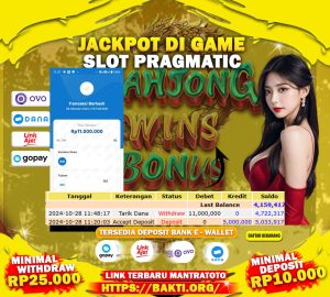 TESTI JACKPOT SLOT PRAGMATIC PLAY