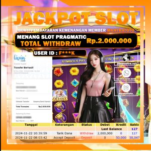 TESTI JACKPOT SLOT PRAGMATIC PLAY