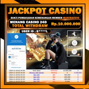 TESTI JACKPOT CASINO 24D
