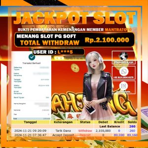 TESTIMONI JACKPOT SLOT PGSOFT