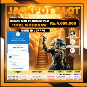TESTI JACKPOT SLOT PRAGMATIC PLAY