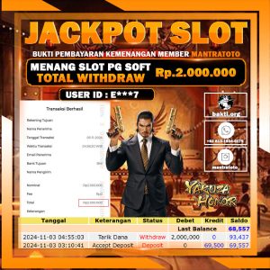 TESTIMONI JACKPOT SLOT PGSOFT