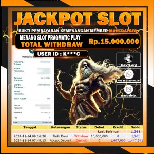 TESTI JACKPOT SLOT PRAGMATIC PLAY