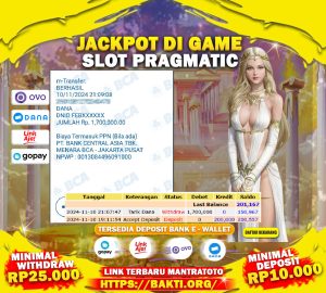 TESTI JACKPOT SLOT PRAGMATIC PLAY