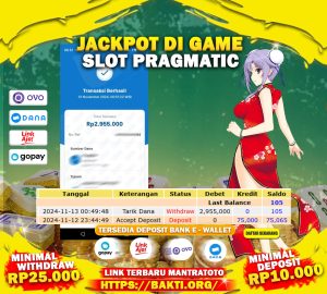 TESTIMONI JACKPOT SLOT PGSOFT