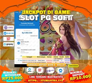 TESTIMONI JACKPOT SLOT PGSOFT