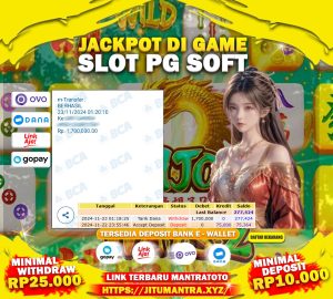TESTIMONI JACKPOT SLOT PGSOFT
