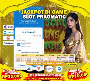 TESTI JACKPOT SLOT PRAGMATIC PLAY