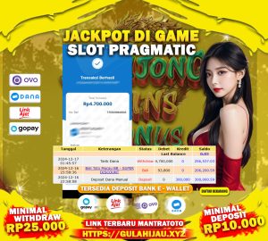 TESTI JACKPOT SLOT PRAGMATIC PLAY