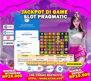TESTI JACKPOT SLOT PRAGMATIC PLAY