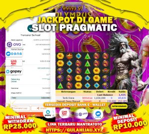 TESTI JACKPOT SLOT PRAGMATIC PLAY