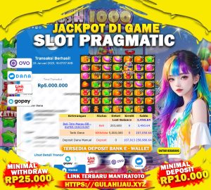 TESTI JACKPOT SLOT PRAGMATIC PLAY