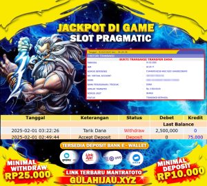 TESTI JACKPOT SLOT PRAGMATIC PLAY