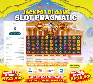 TESTI JACKPOT SLOT PRAGMATIC PLAY
