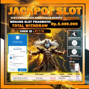 TESTI JACKPOT SLOT PRAGMATIC PLAY