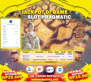 TESTI JACKPOT SLOT PRAGMATIC PLAY