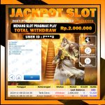 TESTI JACKPOT SLOT PRAGMATIC PLAY